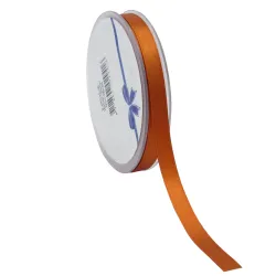 Double Faced Satin Ribbon; Burnt Orange